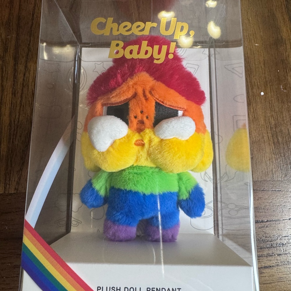 Pop Mart Cry Baby- Cheer Up Baby Plush Doll Pendant